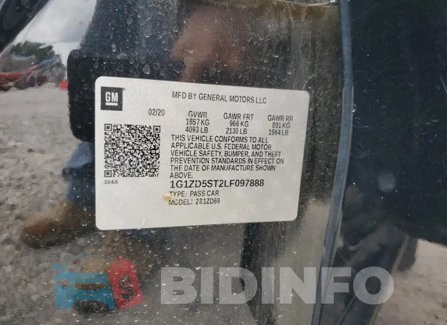 1G1ZD5ST2LF097888 Photo# 12