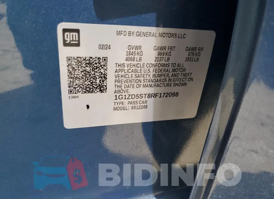 1G1ZD5ST8RF172098 Photo# 12