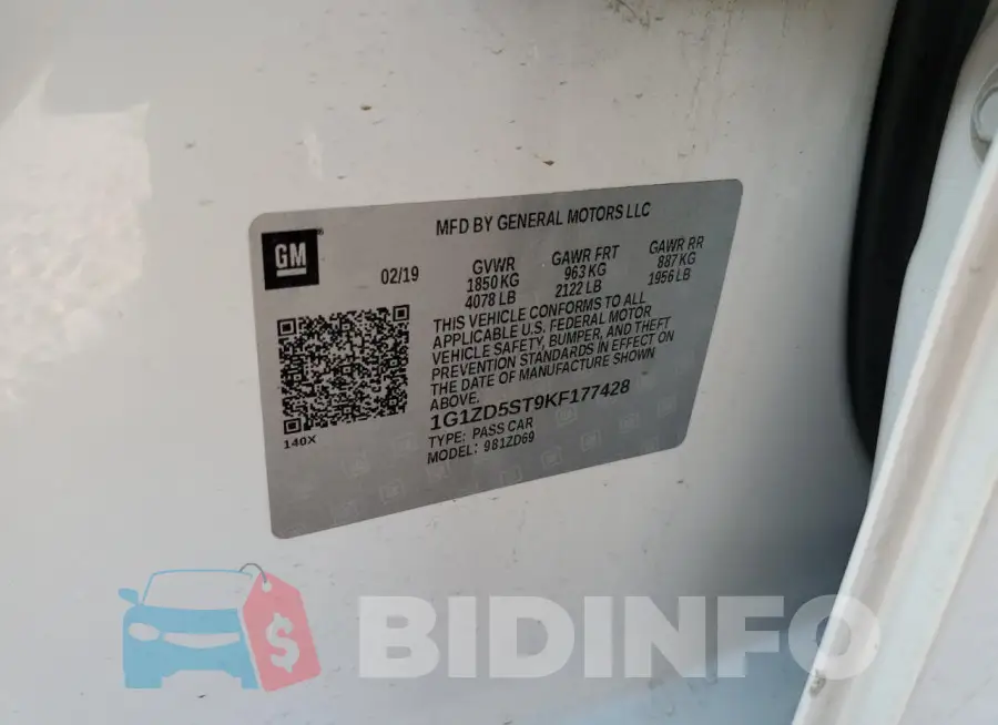 1G1ZD5ST9KF177428 Photo# 13