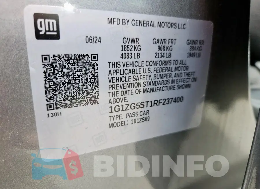 1G1ZG5ST1RF237400 Photo# 13