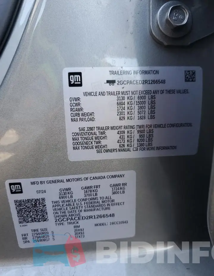 2GCPACED2R1266548 Photo# 12