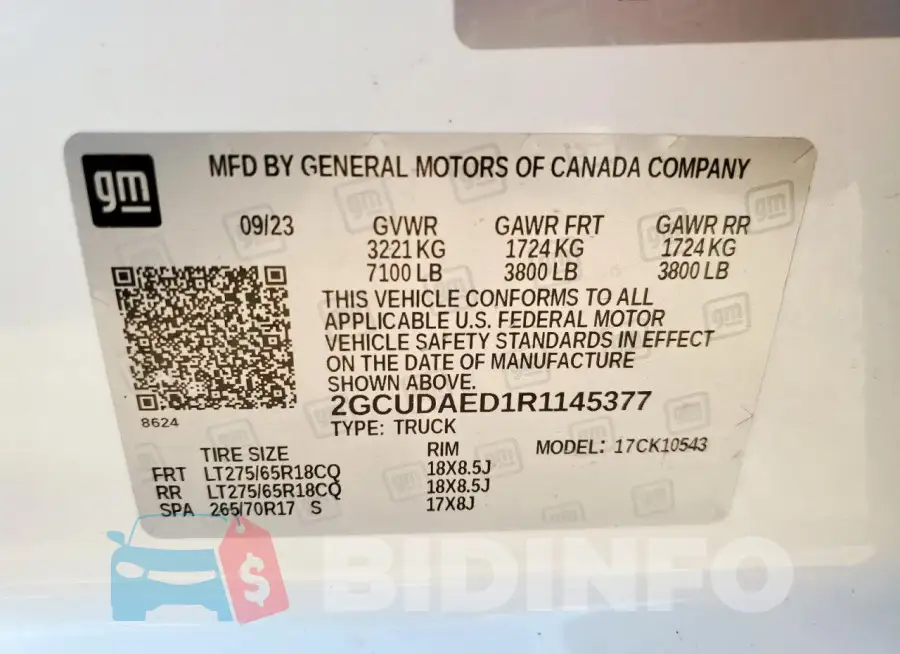 2GCUDAED1R1145377 Photo# 12