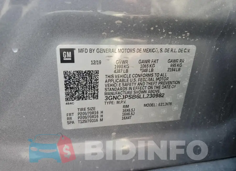 3GNCJPSB6LL230982 Photo# 13