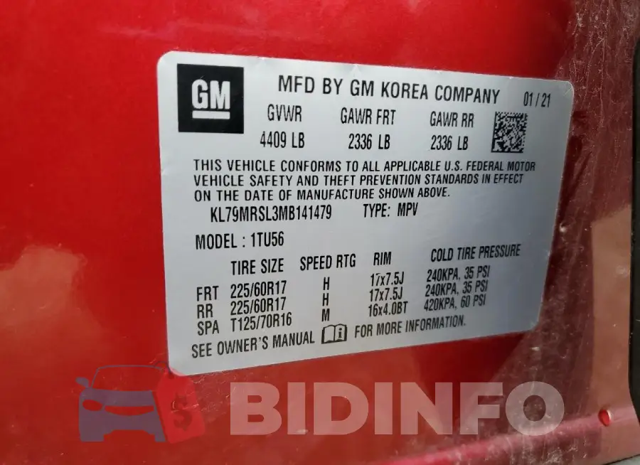 KL79MRSL3MB141479 Photo# 14