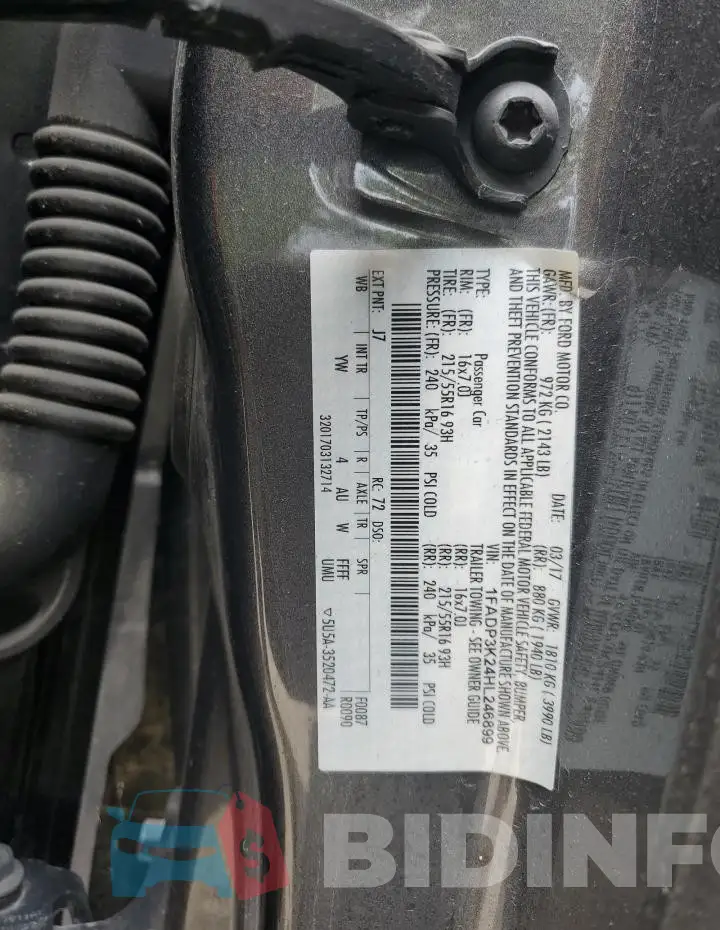 1FADP3K24HL246899 Photo# 12
