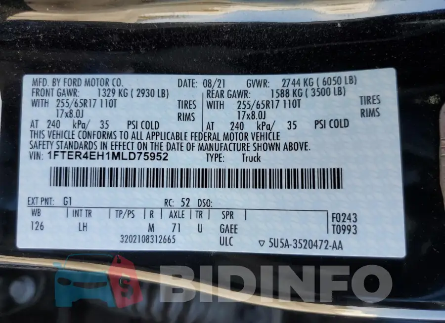1FTER4EH1MLD75952 Photo# 12