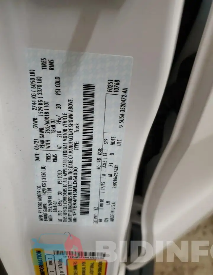 1FTER4FH3MLD64000 Photo# 12