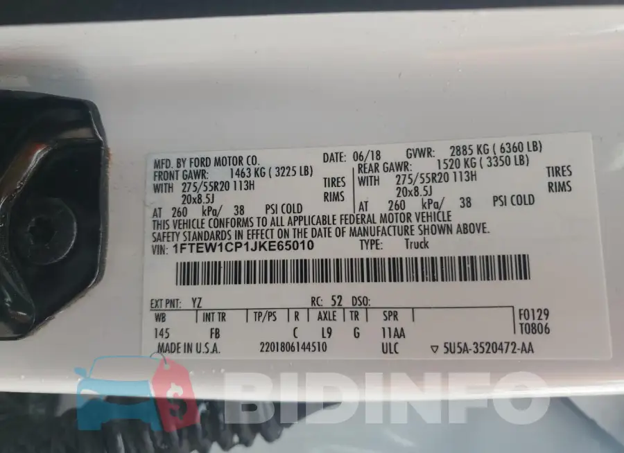 1FTEW1CP1JKE65010 Photo# 12