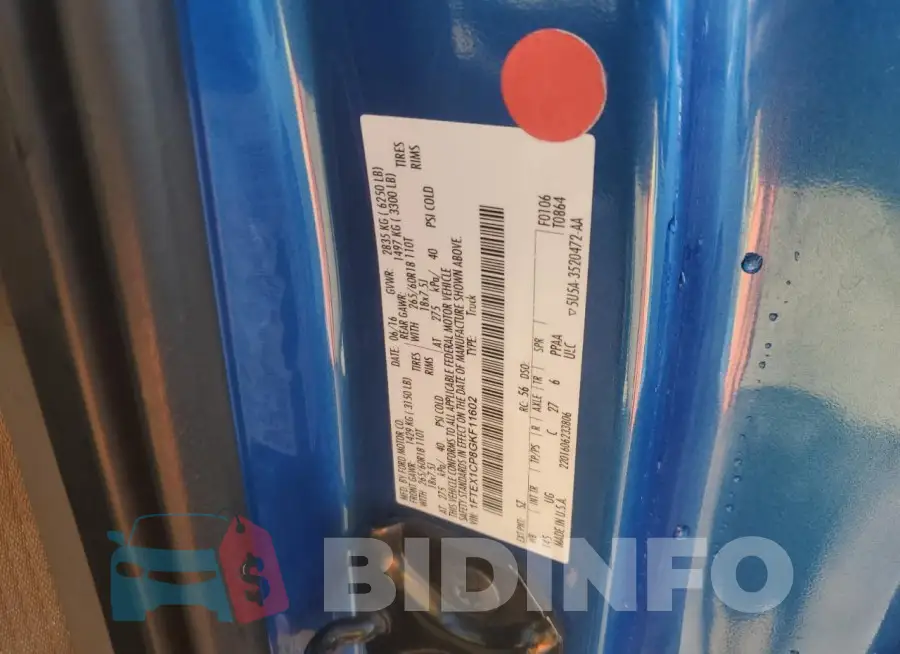 1FTEX1CP8GKF11602 Photo# 12