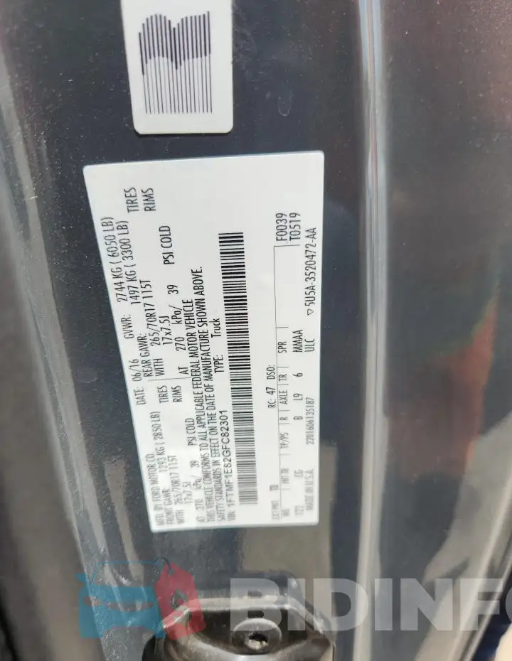 1FTMF1E82GFC82301 Photo# 12