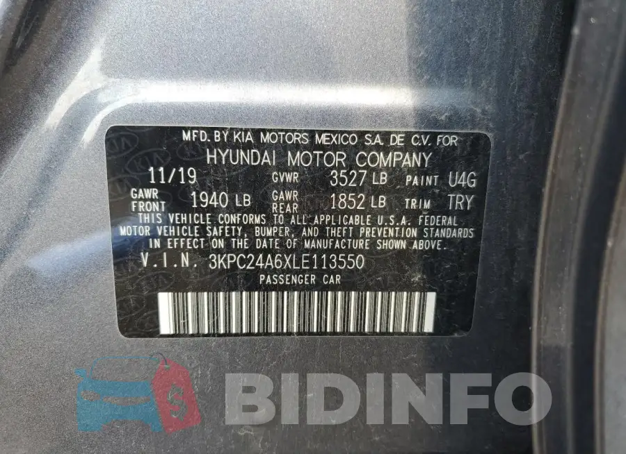 3KPC24A6XLE113550 Photo# 12