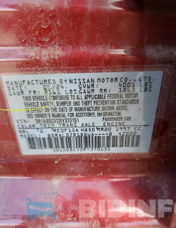 3N1AB8CV2RY370151 Photo# 12