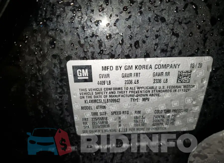 KL4MMCSL1LB109942 Photo# 13