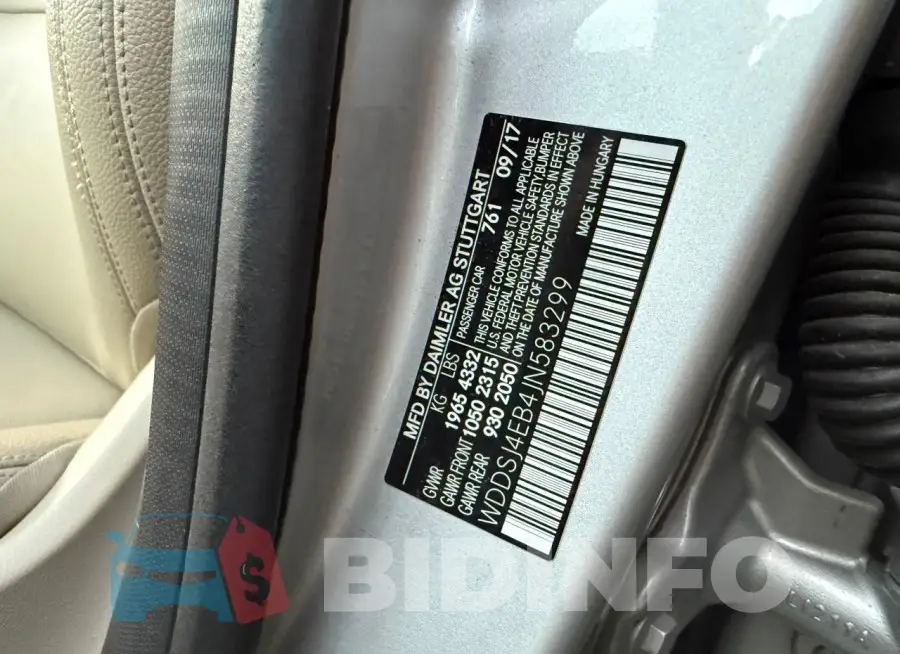 WDDSJ4EB4JN583299 Photo# 10