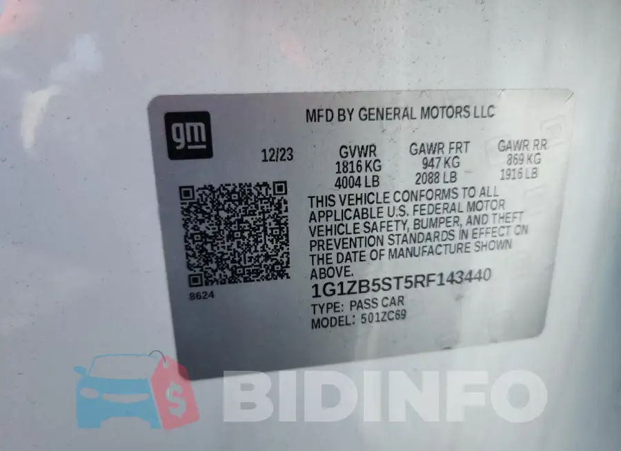 1G1ZB5ST5RF143440 Photo# 12