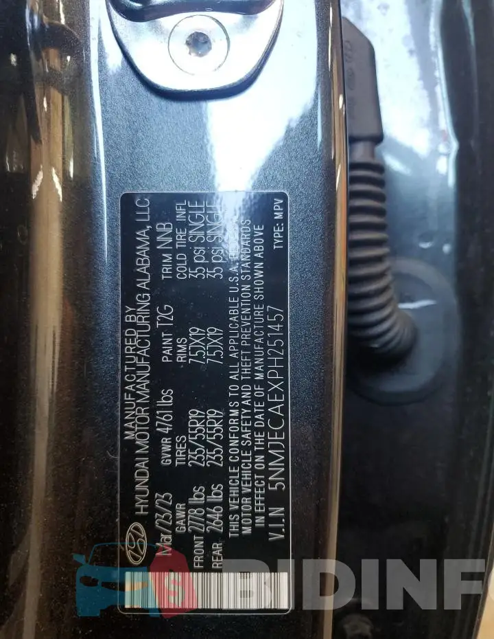 5NMJECAEXPH251457 Photo# 13