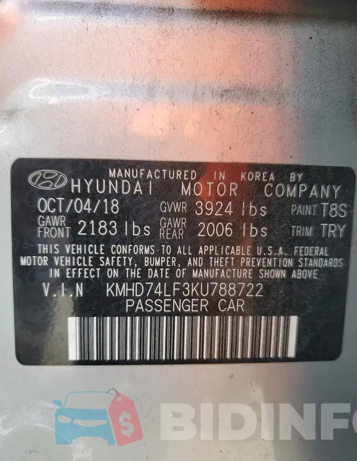 KMHD74LF3KU788722 Photo# 12