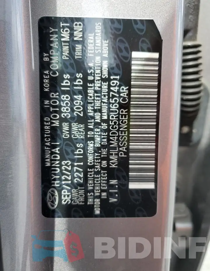 KMHLM4DG5RU657491 Photo# 12
