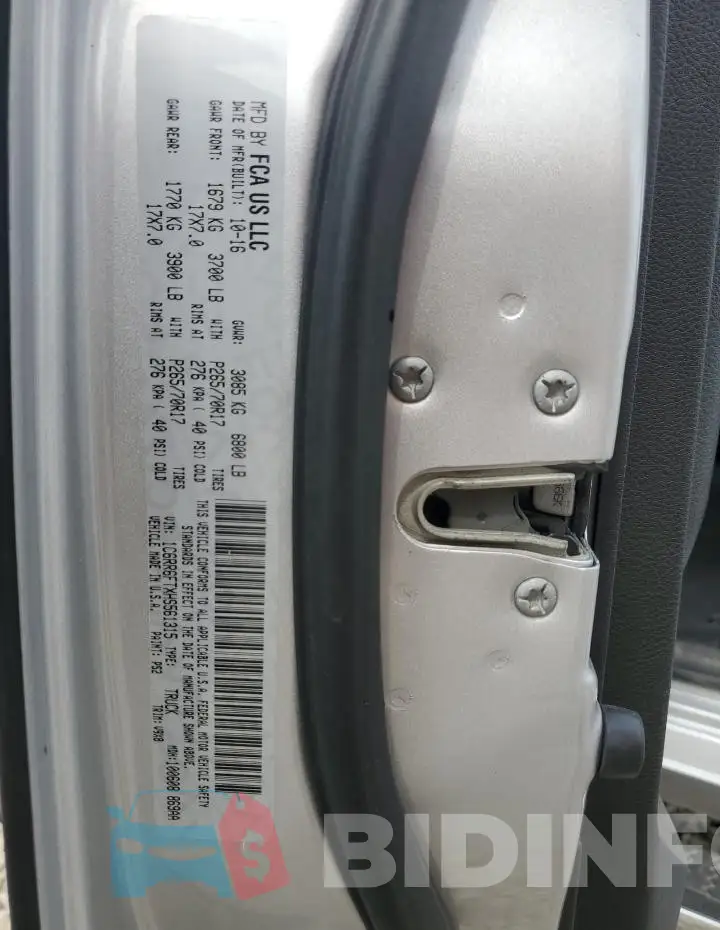 1C6RR6FTXHS561315 Photo# 12