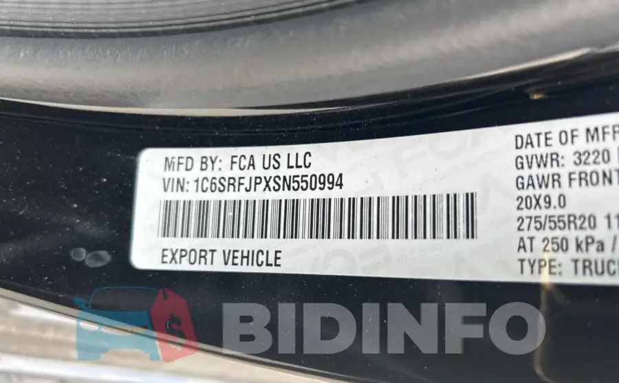 1C6SRFJPXSN550994 Photo# 10