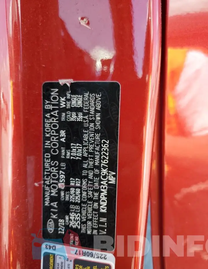 KNDPM3AC9K7622362 Photo# 14