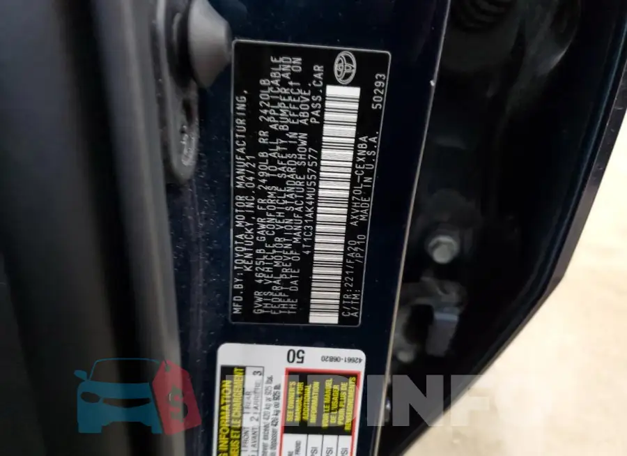 4T1C31AK4MU557577 Photo# 12