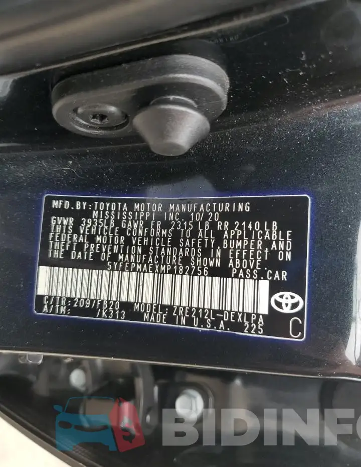 5YFEPMAEXMP182756 Photo# 12