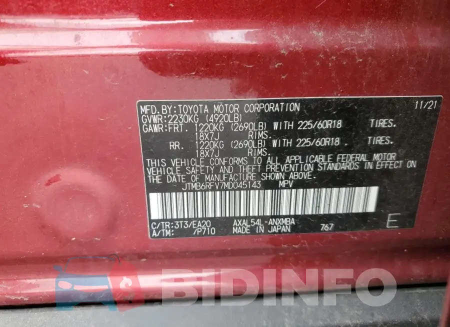 JTMB6RFV7MD045143 Photo# 13