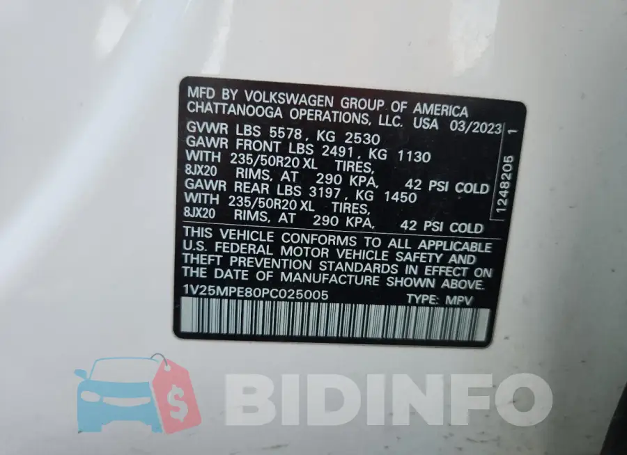 1V25MPE80PC025005 Photo# 12