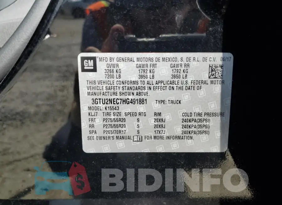 3GTU2NEC7HG491881 Photo# 12