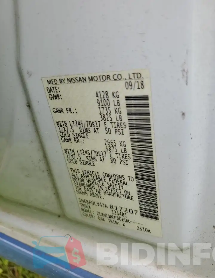 1N6BF0LY4JN817207 Photo# 13