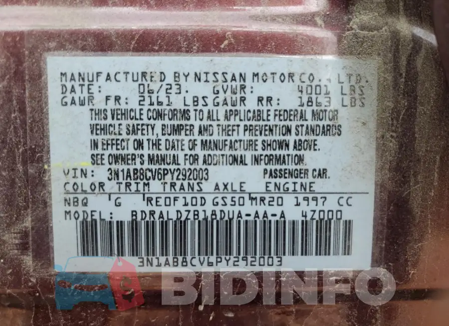 3N1AB8CV6PY292003 Photo# 12