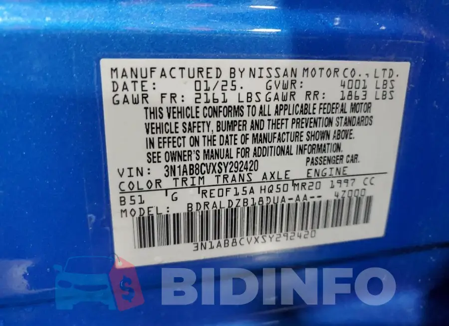 3N1AB8CVXSY292420 Photo# 13