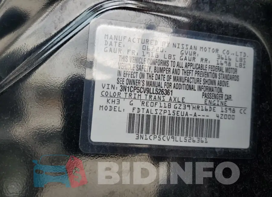 3N1CP5CV9LL526361 Photo# 13