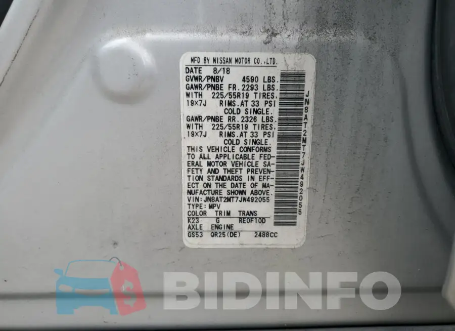JN8AT2MT7JW492055 Photo# 13
