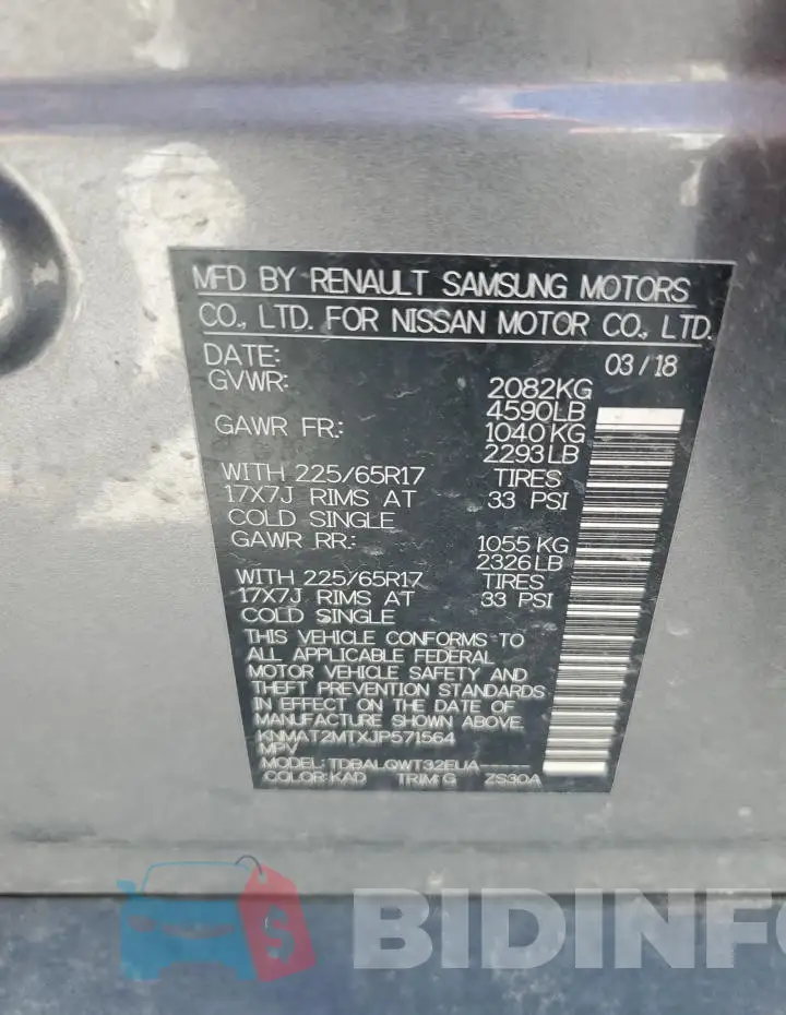 KNMAT2MTXJP571564 Photo# 12