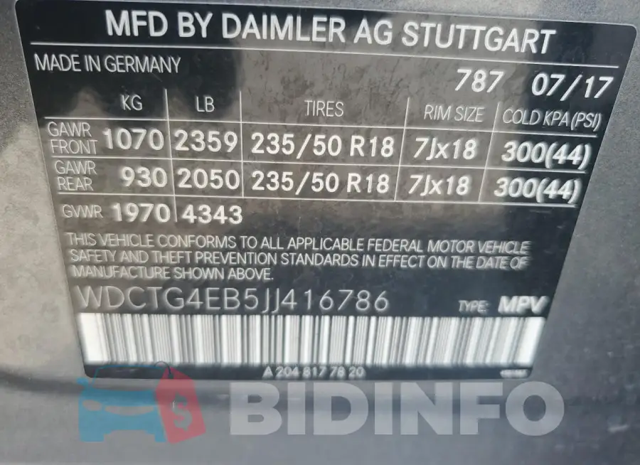 WDCTG4EB5JJ416786 Photo# 13