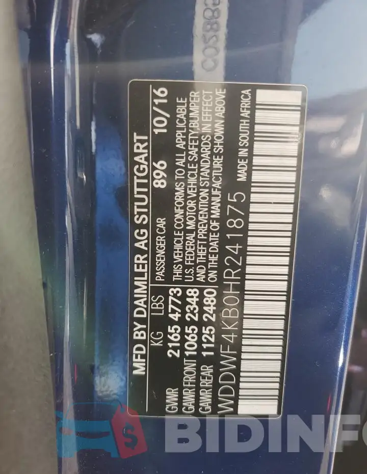 WDDWF4KB0HR241875 Photo# 12