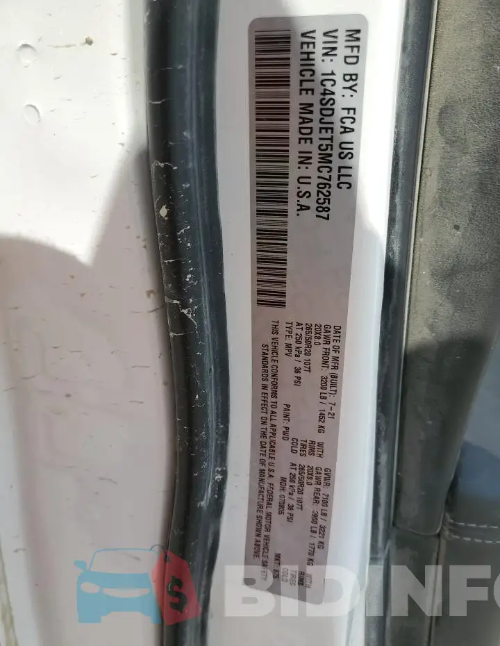 1C4SDJET5MC762587 Photo# 13