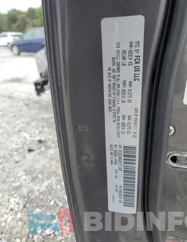 2C3CDXBG2KH711397 Photo# 13