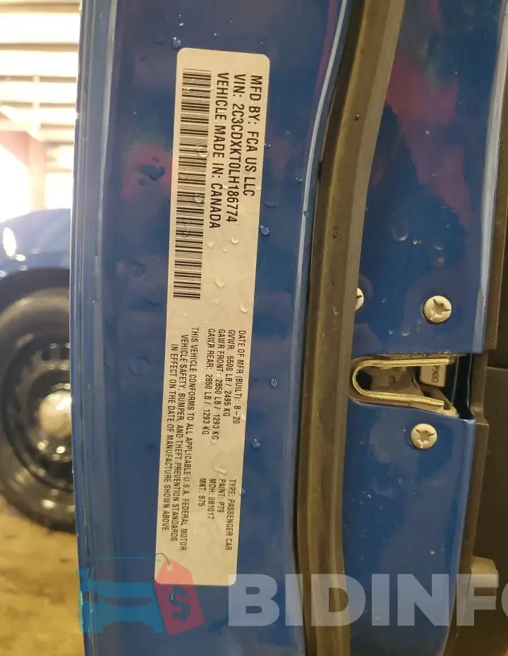 2C3CDXKT0LH186774 Photo# 12