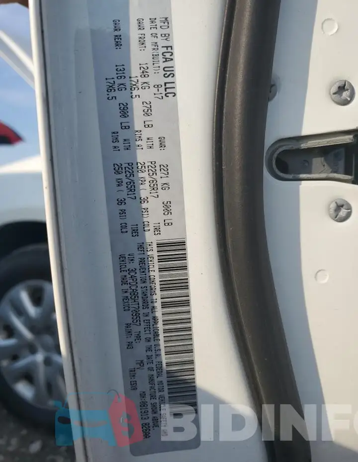 3C4PDCAB5HT709557 Photo# 13