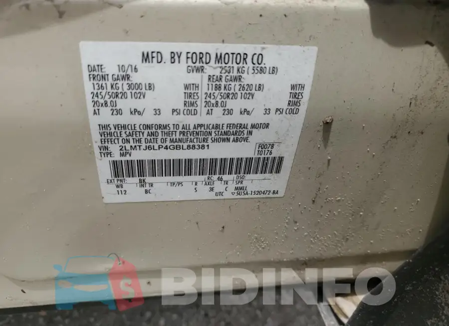 2LMTJ6LP4GBL88381 Photo# 13