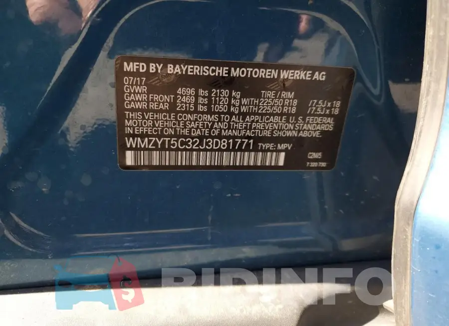 WMZYT5C32J3D81771 Photo# 12