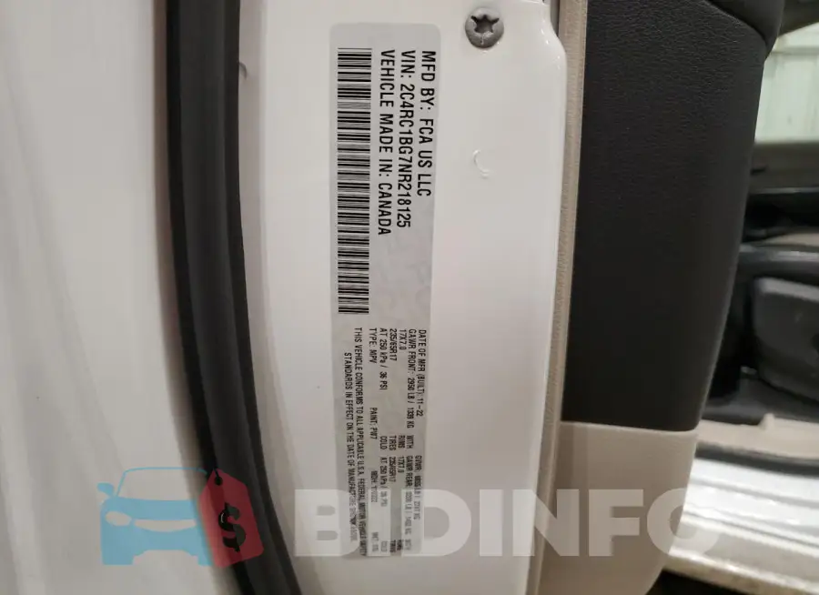 2C4RC1BG7NR218125 Photo# 13