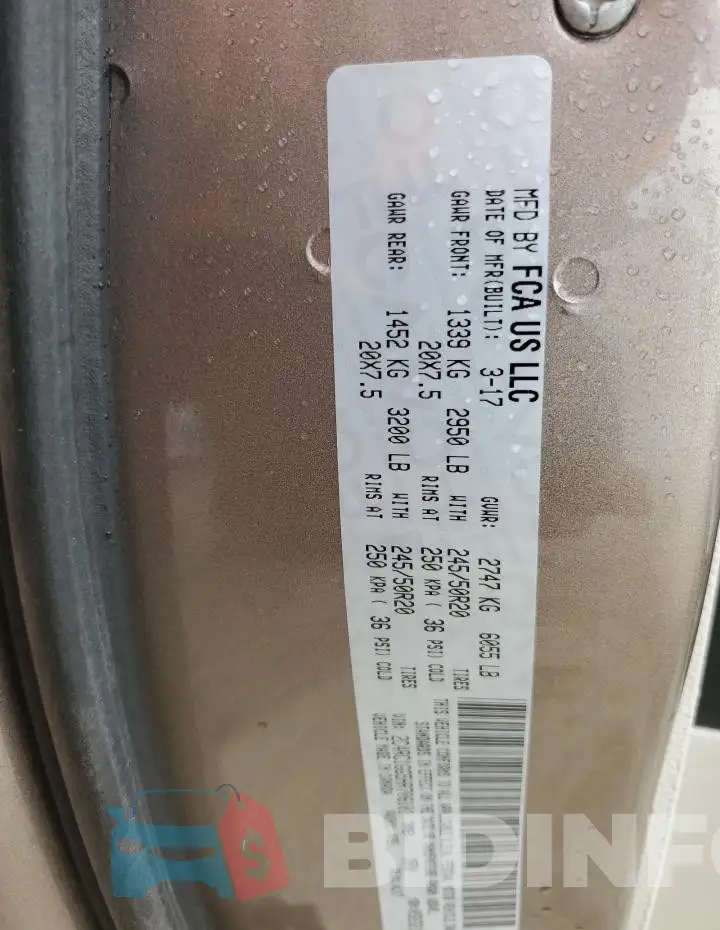 2C4RC1GG5HR706101 Photo# 13