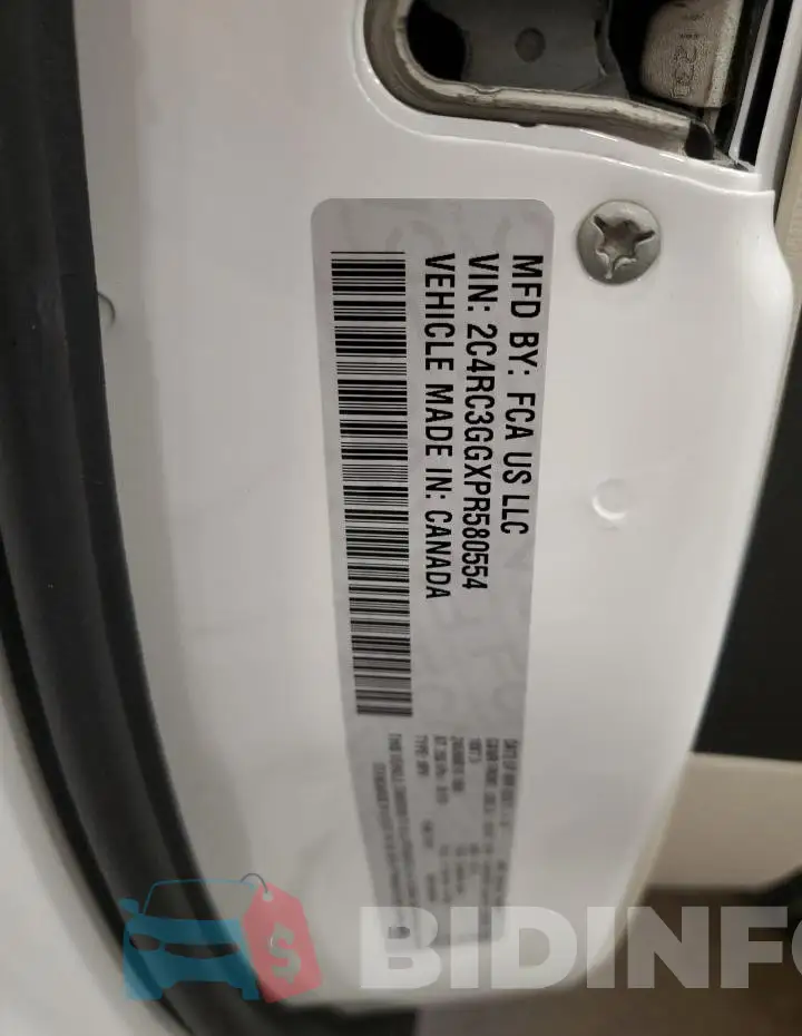 2C4RC3GGXPR580554 Photo# 13