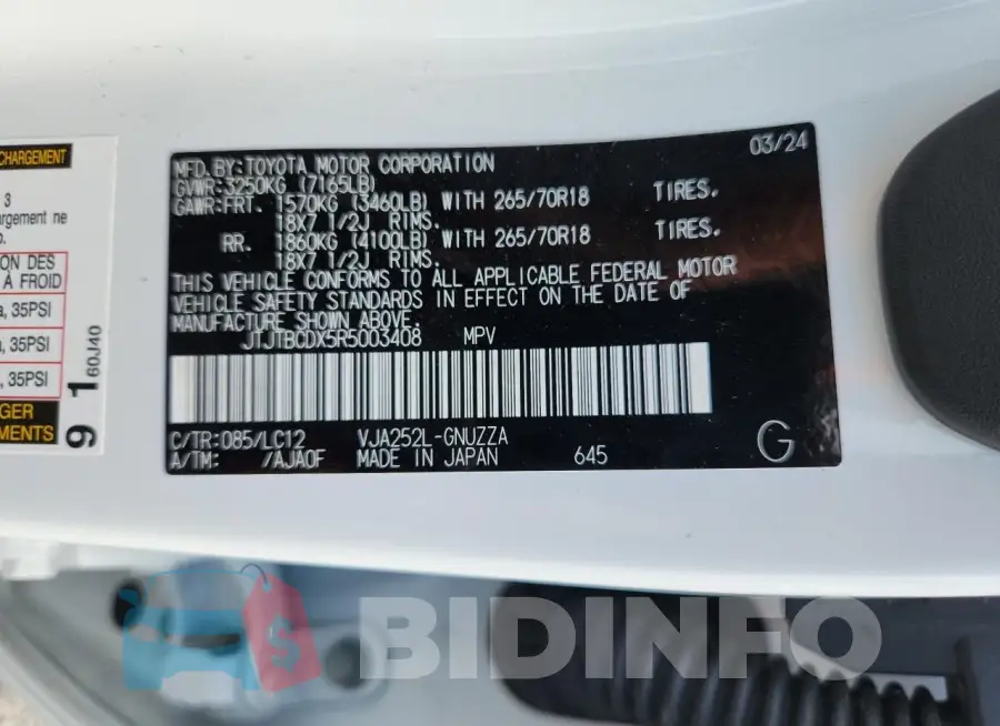 JTJTBCDX5R5003408 Photo# 14