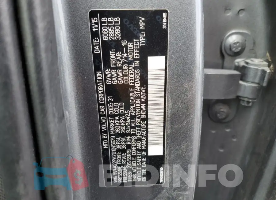 YV4A22PK7G1045679 Photo# 13