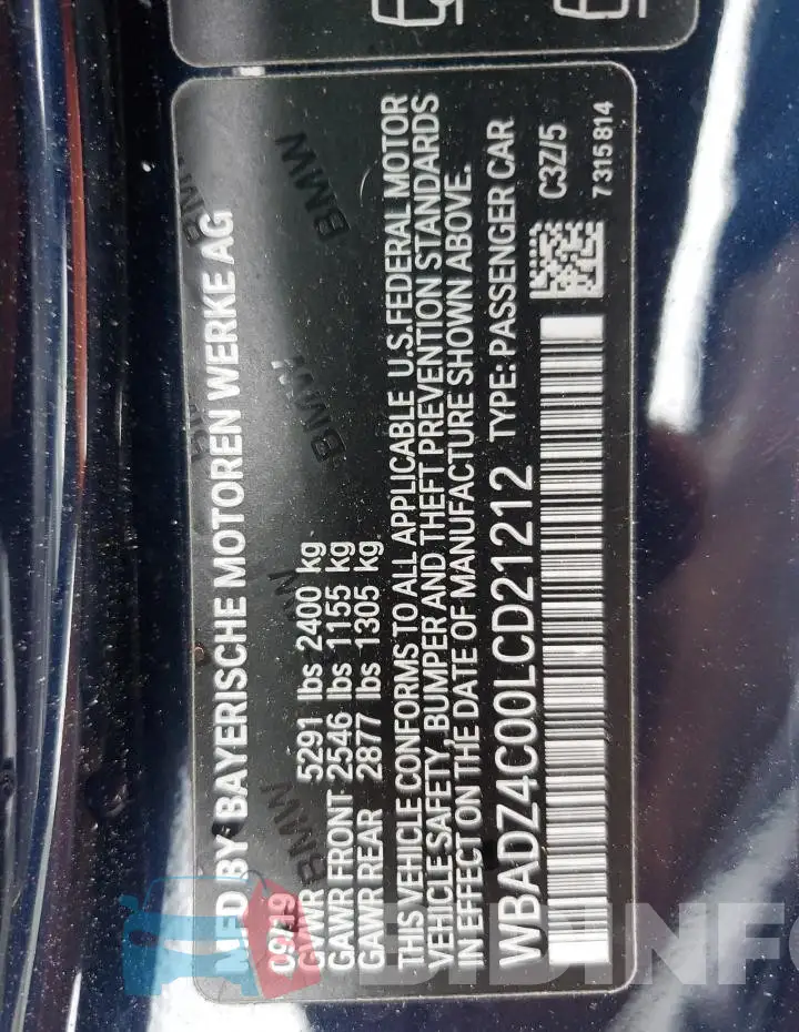 WBADZ4C00LCD21212 Photo# 13